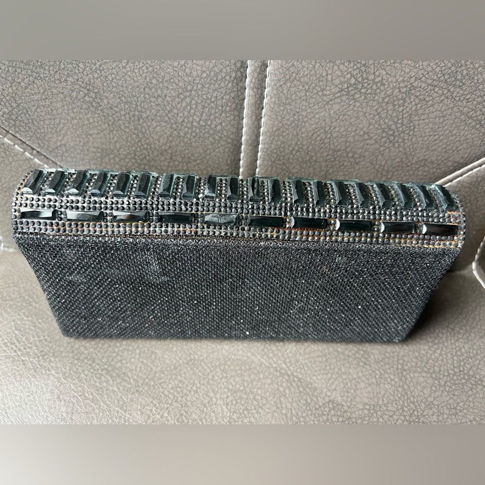 INC International Concept NWT Beaded Stone Clutch - Picture 7 of 10